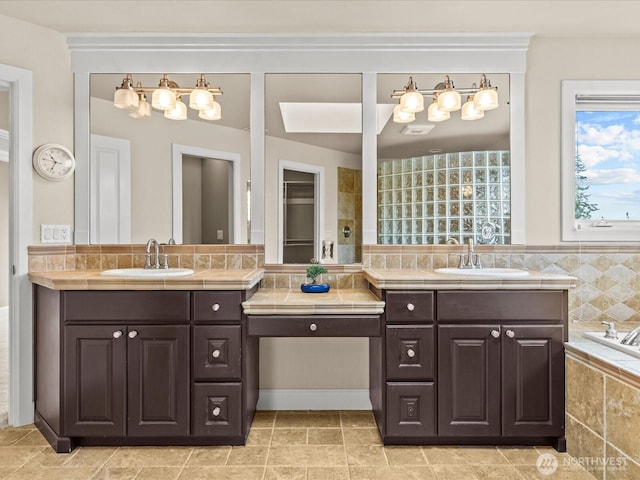 2135 204th Pl NE, Sammamish, WA 98074 - full bath with two vanities and a bath