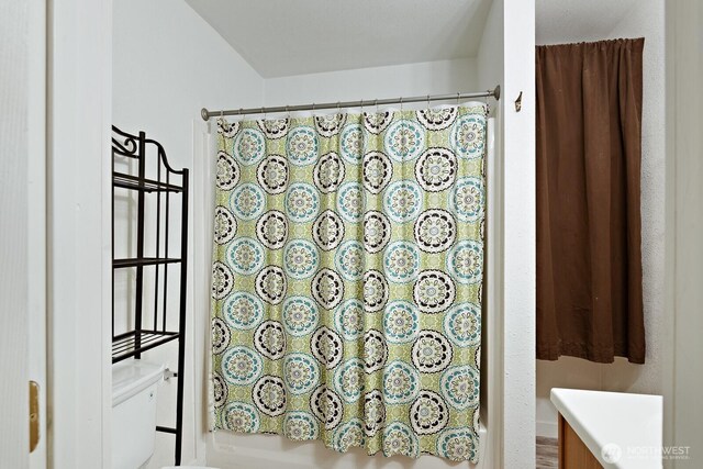 27902 69th Ave NW, Stanwood, WA 98292 - bathroom with vanity and shower / bath combination with curtain