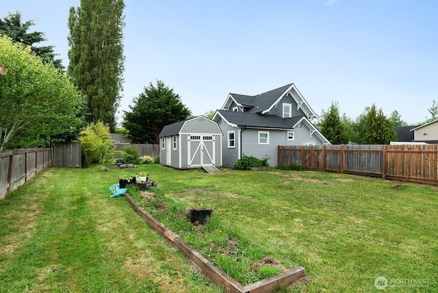 27902 69th Ave NW, Stanwood, WA 98292 - fenced backyard with a storage shed and a garden
