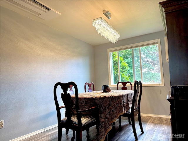 4313 131st St SE, Everett, WA 98208 - dining area with dark wood finished floors and lofted ceiling