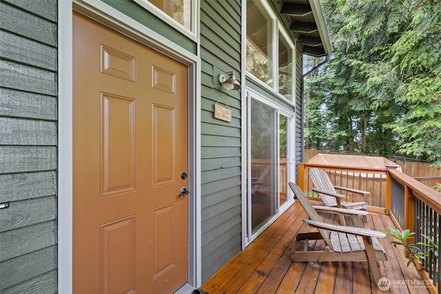17627 17th Dr SE, Bothell, WA 98012 - doorway to property with a deck