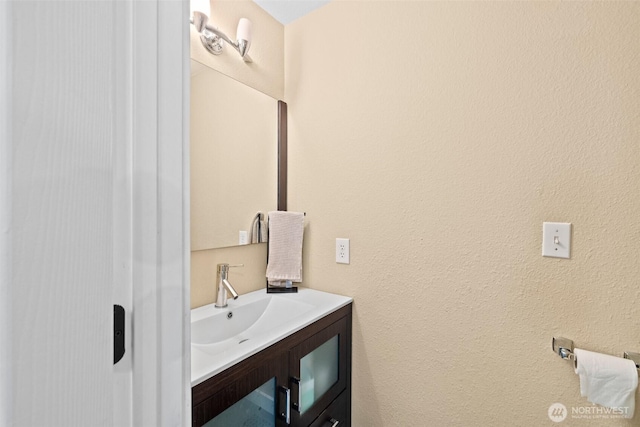 17627 17th Dr SE, Bothell, WA 98012 - bathroom featuring vanity and a textured wall
