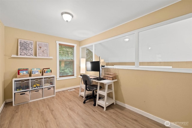 17627 17th Dr SE, Bothell, WA 98012 - home office with baseboards and wood finished floors