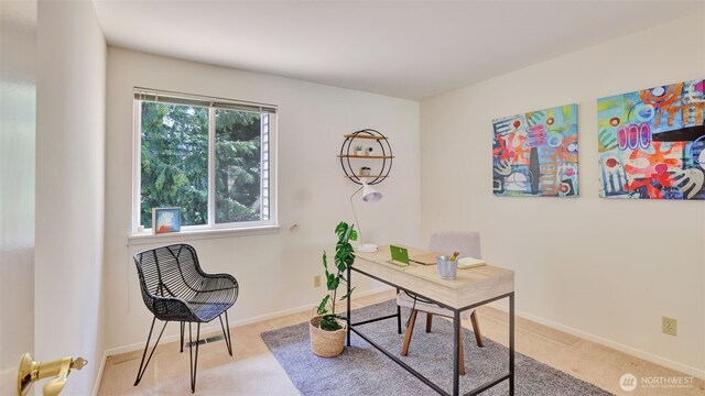 16159 SE 33rd Cir Unit 603, Bellevue, WA 98008 - home office featuring baseboards