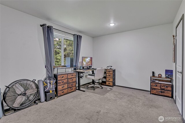 13218 197th St E, Graham, WA 98338 - office space featuring carpet and baseboards