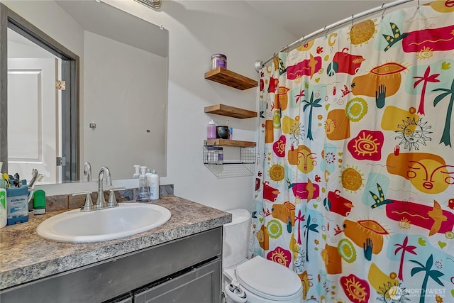 13218 197th St E, Graham, WA 98338 - bathroom featuring vanity and a shower with shower curtain