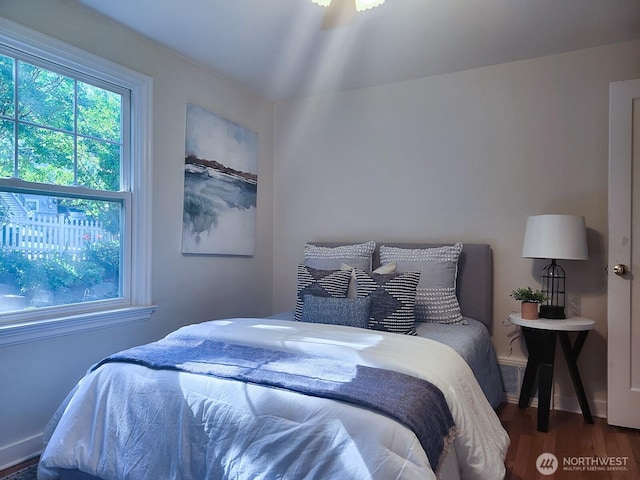 3616 23rd Ave W, Seattle, WA 98199 - bedroom with wood finished floors and baseboards