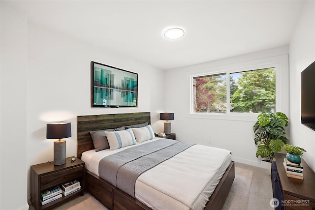 12816 SE 185th Pl, Renton, WA 98058 - bedroom featuring light carpet and baseboards