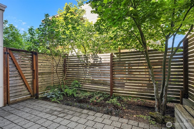 2808 14th Ave W Unit B, Seattle, WA 98119 - fenced backyard featuring a patio area