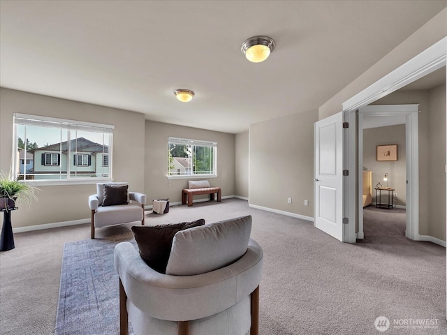 4021 220th St SE, Bothell, WA 98021 - carpeted living room with baseboards