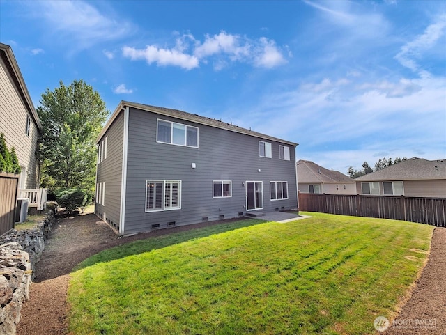 4021 220th St SE, Bothell, WA 98021 - rear view of property featuring a patio area and crawl space