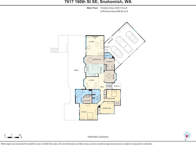 7617 160th St SE, Snohomish, WA 98296 - view of home floor plan