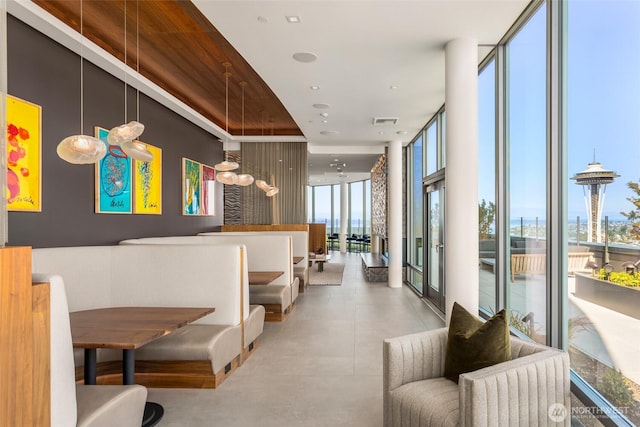 2510 6th Ave Unit 809, Seattle, WA 98121 - welcome area featuring a wall of windows