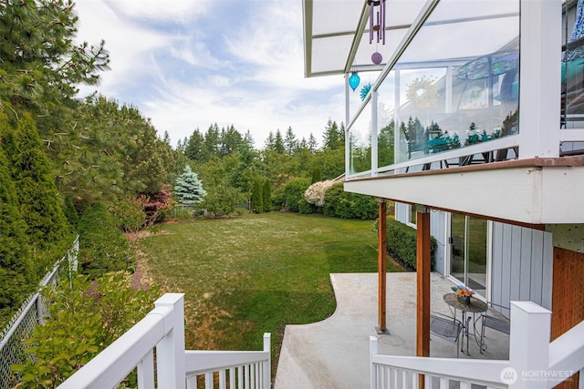 5908 3rd Dr W, Everett, WA 98203 - view of green lawn with a patio