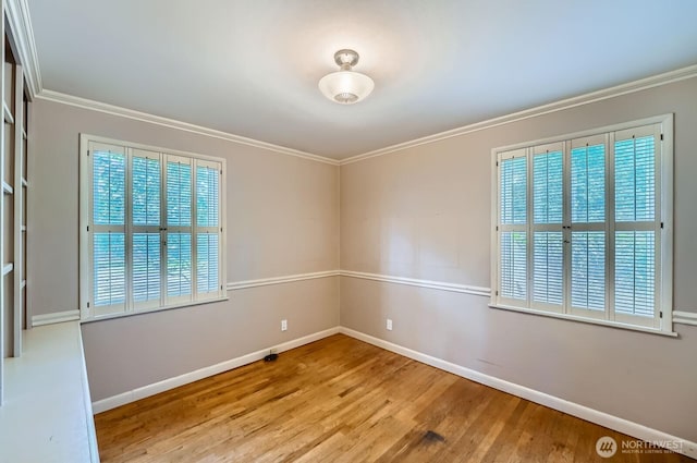 3706 84th Ave SE, Mercer Island, WA 98040 - unfurnished room with wood finished floors, healthy amount of natural light, and crown molding