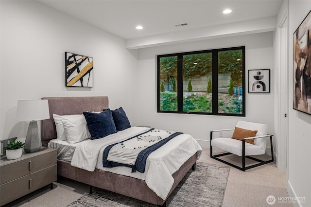 17750 SE 63rd Pl, Bellevue, WA 98006 - bedroom with carpet floors and recessed lighting