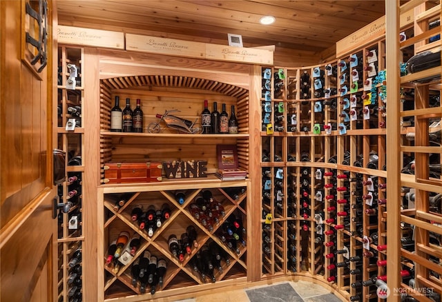 67 Cascade Ky, Bellevue, WA 98006 - wine cellar featuring wooden ceiling