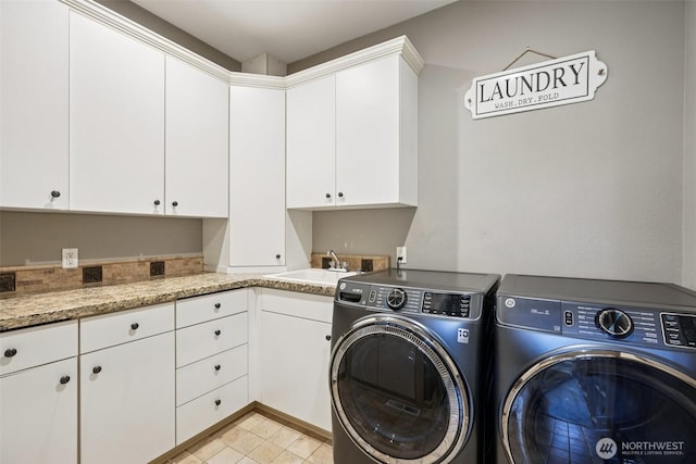 4706 NE 137th St NE, Vancouver, WA 98686 - laundry room with independent washer and dryer and cabinet space