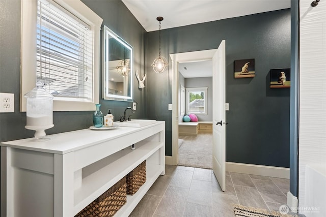 4706 NE 137th St NE, Vancouver, WA 98686 - bathroom featuring vanity and baseboards