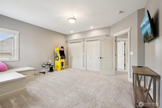 4706 NE 137th St NE, Vancouver, WA 98686 - carpeted office space with baseboards and recessed lighting