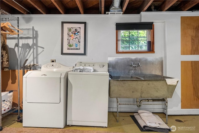 4228 1st Ave NE, Seattle, WA 98105 - washroom featuring separate washer and dryer