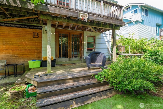 4228 1st Ave NE, Seattle, WA 98105 - entrance to property with a deck