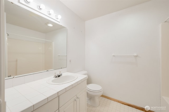 1160 Monroe Ave NE Unit B-4, Renton, WA 98056 - bathroom with vanity and toilet