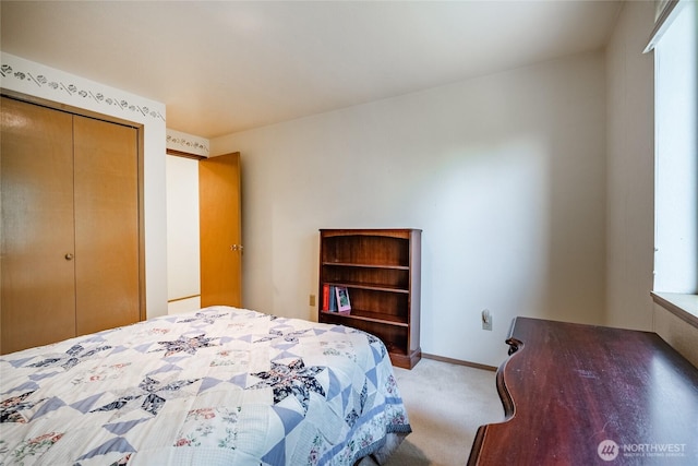 1117 W Racine St, Bellingham, WA 98229 - carpeted bedroom featuring a closet and baseboards
