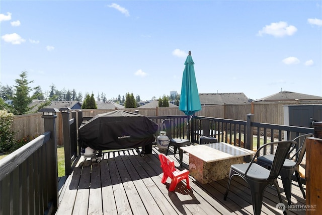 6672 Udall Pl SE, Auburn, WA 98092 - deck featuring a fenced backyard