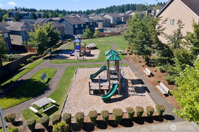 6672 Udall Pl SE, Auburn, WA 98092 - aerial view of residential area with a community park