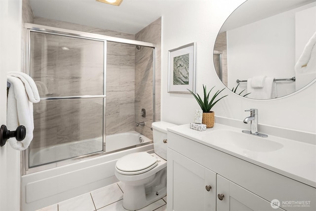 4727 W Lake Sammamish Pkwy SE Unit B-106, Issaquah, WA 98027 - full bathroom featuring vanity and enclosed tub / shower combo