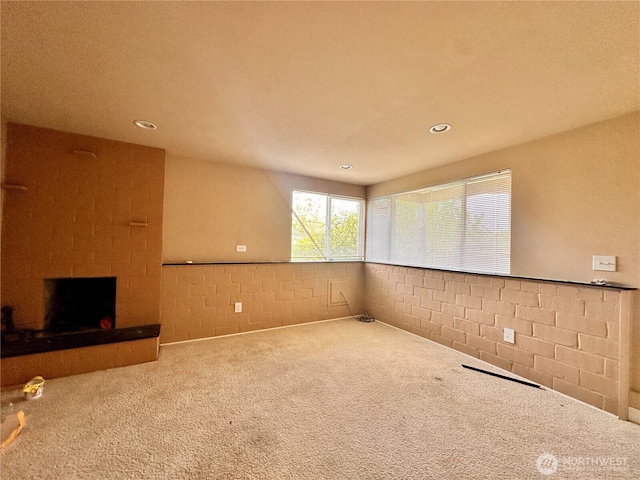1445 SW 296th St, Federal Way, WA 98023 - empty room with carpet flooring and recessed lighting