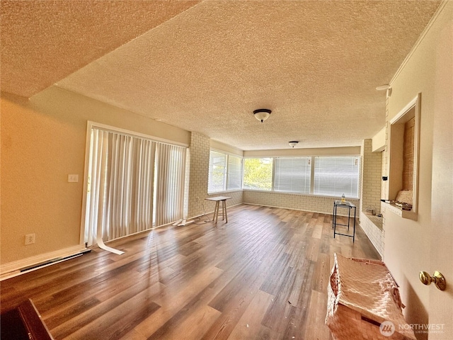 1445 SW 296th St, Federal Way, WA 98023 - empty room featuring wood finished floors and a textured ceiling