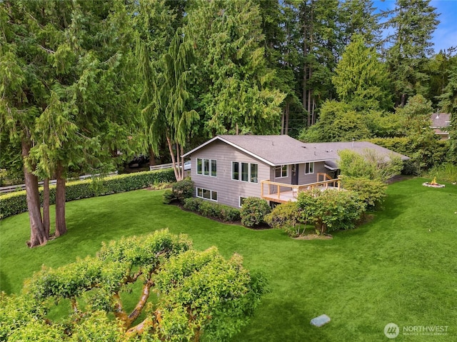 10376 NE Winthers Rd, Bainbridge Island, WA 98110 - view from above of property