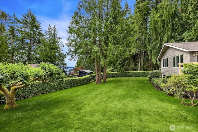 10376 NE Winthers Rd, Bainbridge Island, WA 98110 - view of grassy yard