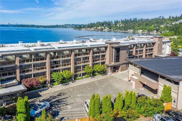 9727 NE Juanita Dr Unit 201, Kirkland, WA 98034 - drone / aerial view of a nearby body of water