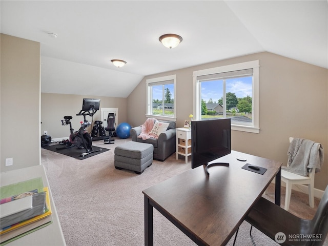 3420 Mchugh Pl, Enumclaw, WA 98022 - carpeted office space with vaulted ceiling