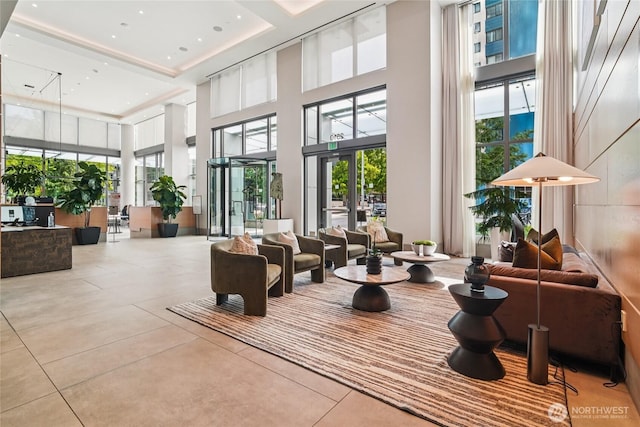 2510 6th Ave Unit 1010, Seattle, WA 98121 - common area with a towering ceiling