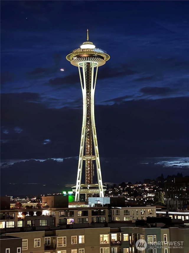 2510 6th Ave Unit 1010, Seattle, WA 98121 - property at night with a view of city lights