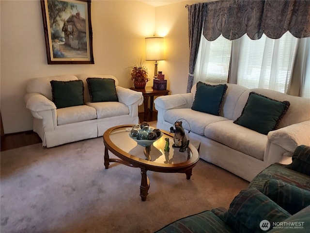 8430 15th Pl SE Unit 33, Lake Stevens, WA 98258 - living area with carpet floors