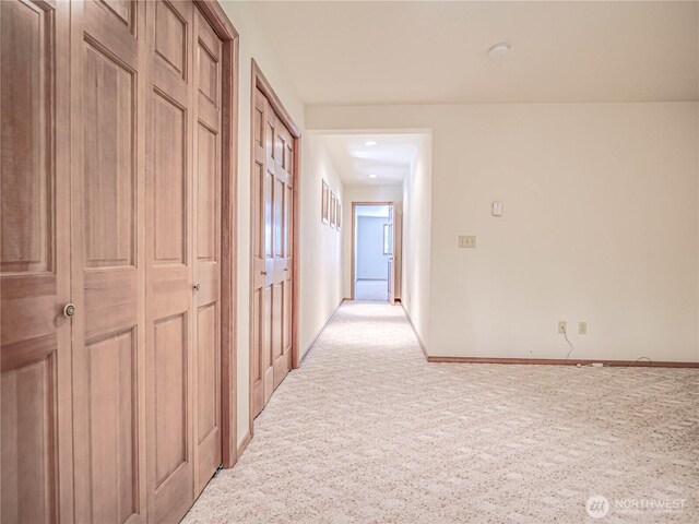 4616 140th St NW, Marysville, WA 98271 - corridor featuring light carpet and recessed lighting