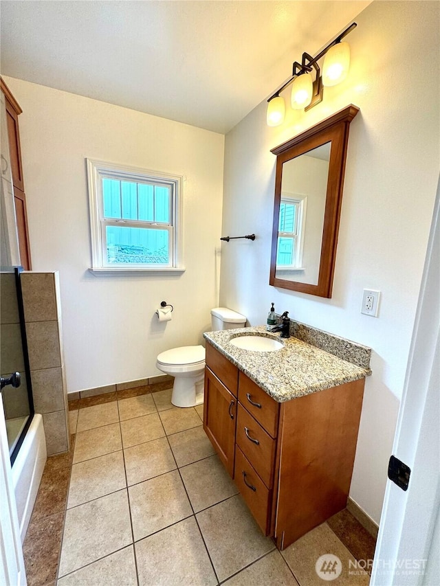 608 N Puget Sound Ave, Tacoma, WA 98406 - full bathroom with vanity, plenty of natural light, and tile patterned flooring