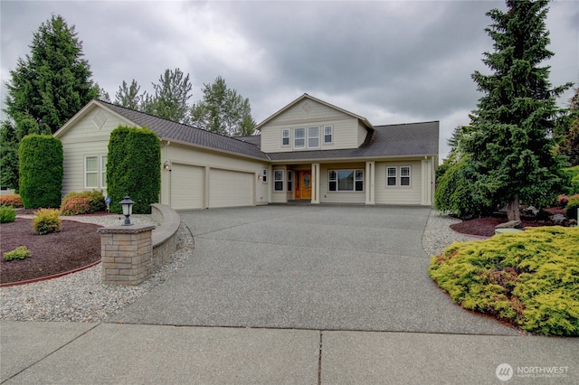 1218 Alpine View Dr, Mount Vernon, WA 98274 - traditional-style home with a garage and concrete driveway