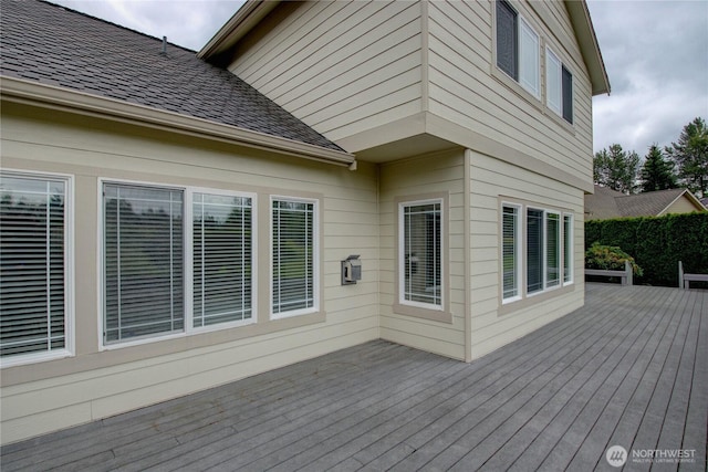 1218 Alpine View Dr, Mount Vernon, WA 98274 - view of wooden terrace