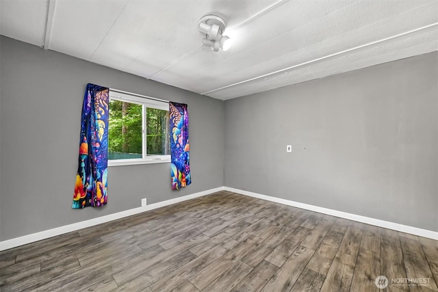 8283 Golden Valley Blvd, Maple Falls, WA 98266 - empty room featuring wood finished floors and baseboards