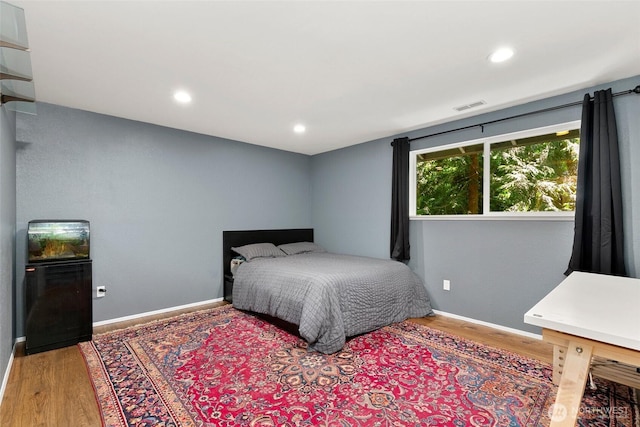 24016 SE 111th St, Issaquah, WA 98027 - bedroom featuring light wood finished floors and recessed lighting