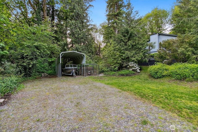 24016 SE 111th St, Issaquah, WA 98027 - view of yard featuring a carport and driveway