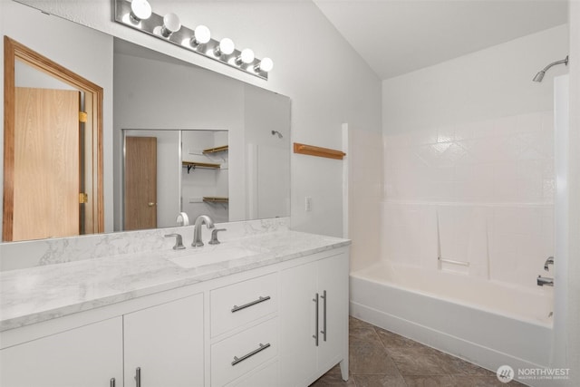 5221 Ivy Hill Ln SE, Lacey, WA 98513 - bathroom with vanity, shower / washtub combination, and a closet