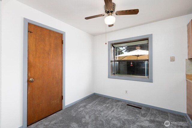 1108 123rd St S, Tacoma, WA 98444 - spare room featuring carpet floors and ceiling fan