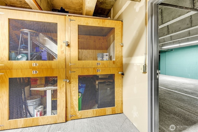 275 W Roy St Unit 319, Seattle, WA 98119 - detailed view of carpet flooring and wood walls